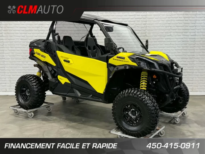 2019 BRP CAN-AM MAVERICK SPORT 1000R EFI + 4WD + DPS + FOX + BEAUCOUP D'ÉQUIPEMENTS $$$ + RARE & A1 