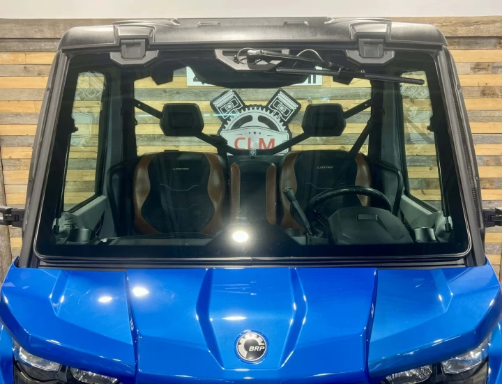 2021 BRP CAN-AM DEFENDER CAB HD-10 LIMITED + 4X4 + D.P.S + 3985 KM SEULEMENT + TOUTE ÉQUIPÉE + RARE & IMPECCABLE A1 