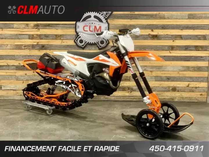 2019 KTM SX-F 450 EFI + 4 TEMPS + SEULEMENT 92 HR + BEAUCOUP D'OPTIONS $$$ + RARE & CONDITION A1 