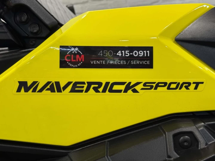 2019 BRP CAN-AM MAVERICK SPORT 1000R EFI + 4WD + DPS + FOX + BEAUCOUP D'ÉQUIPEMENTS $$$ + RARE & A1 