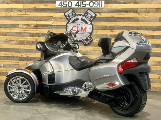 BRP CAN-AM SPYDER RT LIMITED SE-6 (SEMI-AUTOMATIQUE) + ROTAX 1330 cc ACE EFI + SEULEMENT 37938 KM + GPS ZUMO + ENSEMBLE CHROME  2014
