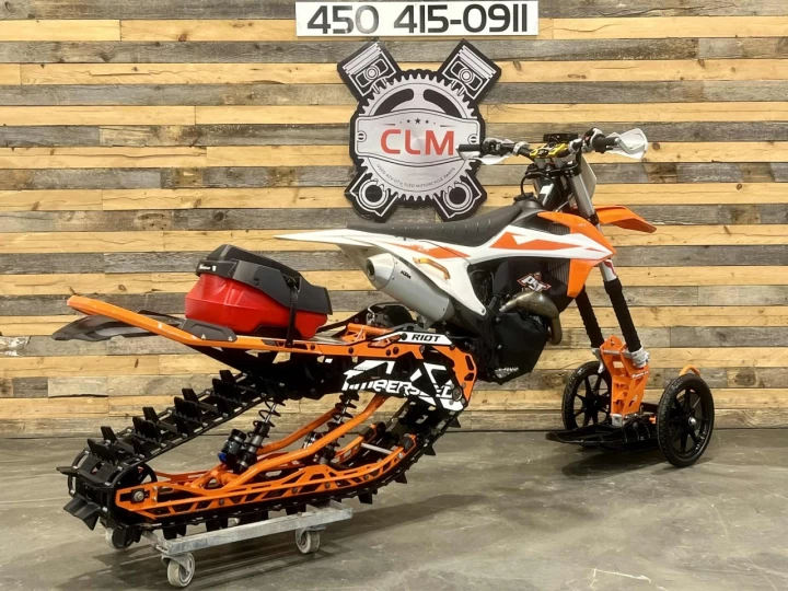 2019 KTM SX-F 450 EFI + 4 TEMPS + SEULEMENT 92 HR + BEAUCOUP D'OPTIONS $$$ + RARE & CONDITION A1 