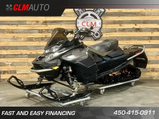 BRP SKI-DOO MACH-Z 900 TURBO ''R'' 180 HP 137'' + SUSPENSION ELECTRONIQUE SMART-SHOX + 10943 KM  2022