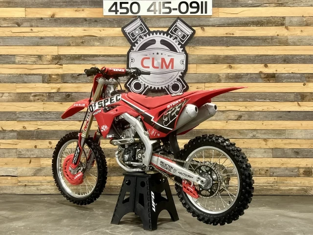 HONDA CRF 250R PGM-FI + 4 TEMPS + DEMARREUR ELECTRIQUE + 94 HR + LOOK INCROYABLE  2018