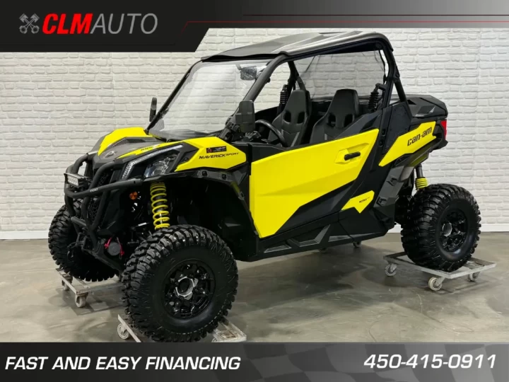 2019 BRP CAN-AM MAVERICK SPORT 1000R EFI + 4WD + DPS + FOX + BEAUCOUP D'ÉQUIPEMENTS $$$ + RARE & A1 