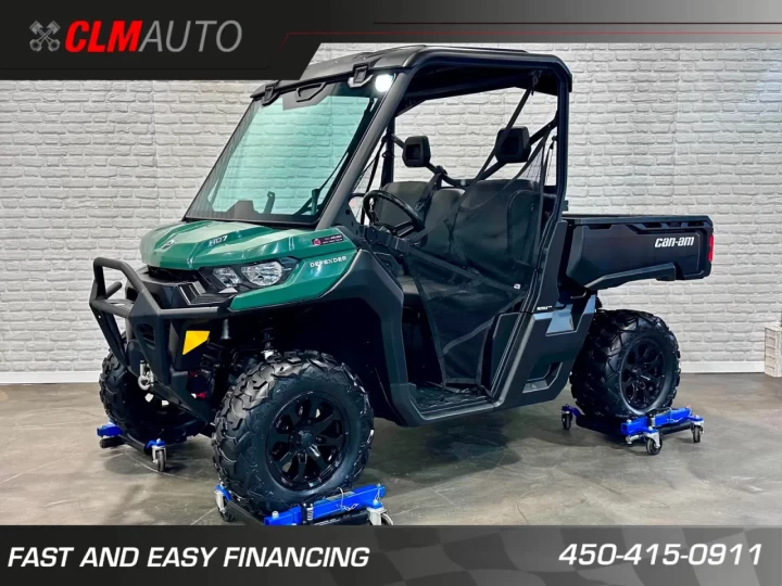 2023 BRP CAN-AM DEFENDER HD-7 EFI + 4WD + DPS + SEULEMENT 2964 KM + RARE & A1 