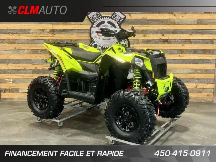 2024 POLARIS SCRAMBLER XP 1000 VERSION ''S'' + 4X4 + EPS + SEULEMENT 338 KM + GARANTIE OCT 2028 + RARE & IMPECCABLE A1 
