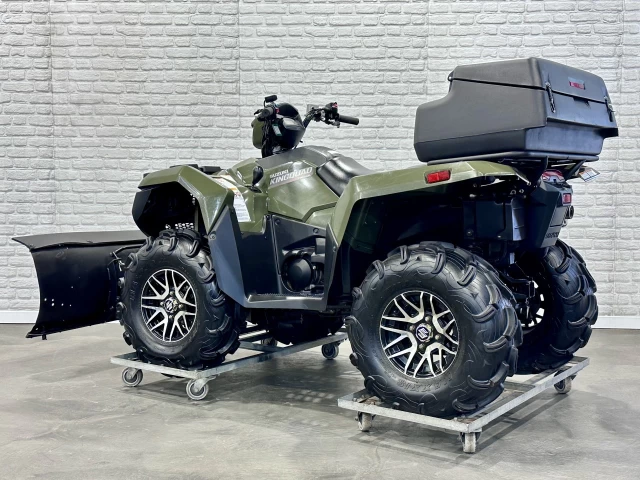 SUZUKI KING QUAD 750 AXI + 4WD + EPS + SEULEMENT 1257 KM + BIEN ÉQUIPÉE + RARE & A1  2023