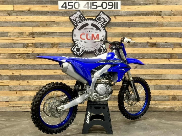 2023 YAMAHA YZ 450F EFI + 4 TEMPS + SEULEMENT 17 HR + MX-ENDURO-SNOWBIKE + CONDITION A1 