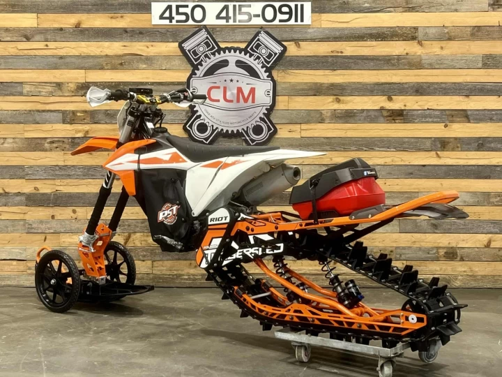 2019 KTM SX-F 450 EFI + 4 TEMPS + SEULEMENT 92 HR + BEAUCOUP D'OPTIONS $$$ + RARE & CONDITION A1 