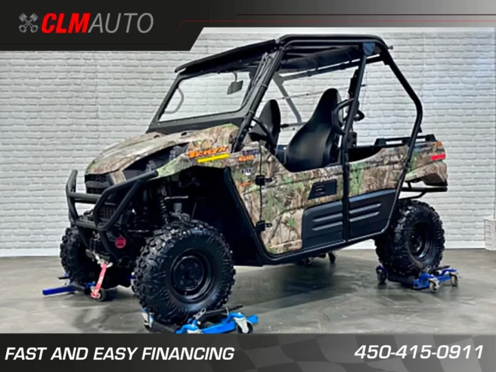2018 KAWASAKI TERYX EDITION CAMO + EPS + 4WD + FOX + BEAUCOUP D'OPTIONS $$$ INCLUS 