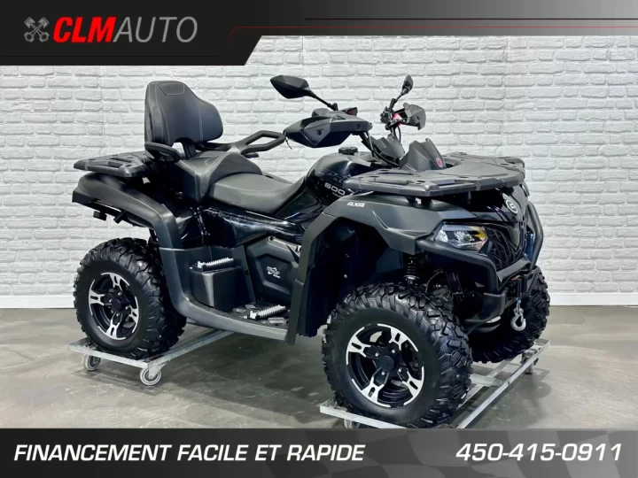 2023 CF MOTO C-FORCE 600 EFI TOURING + 4WD + EPS + 1959 KM + 2 PASSAGERS + GARANTIE 2028 + RARE & A1 