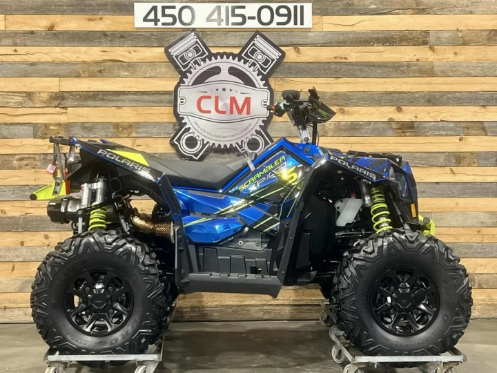 2023 POLARIS SCRAMBLER XP 1000 VERSION ''S'' + 4X4 + EPS + SEULEMENT 2235 KM + GARANTIE JANVIER 2027 + LOOK INCROYABLE 
