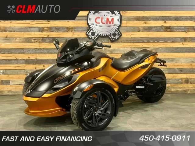 BRP CAN-AM SPYDER RS-S / SM-5 MANUELLE @ CLUTCH + FOX PODIUM + 44585 KM + COULEUR RARE & A1  2008