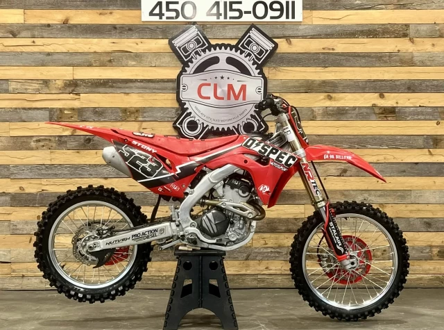 HONDA CRF 250R PGM-FI + 4 TEMPS + DEMARREUR ELECTRIQUE + 94 HR + LOOK INCROYABLE  2018