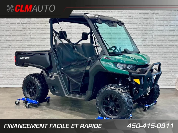 2023 BRP CAN-AM DEFENDER HD-7 EFI + 4WD + DPS + SEULEMENT 2964 KM + RARE & A1 