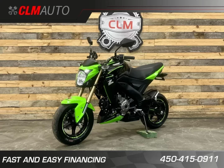 2017 KAWASAKI Z125 PRO + 4 VITESSES + SEULEMENT 4394 KM + RARE & CONDITION A1 