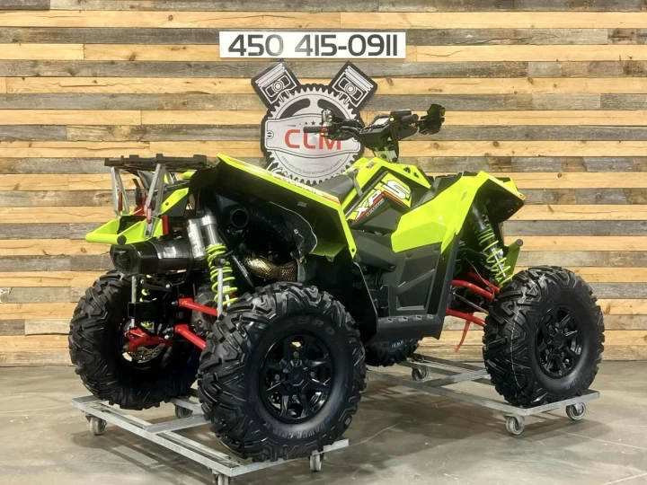 2024 POLARIS SCRAMBLER XP 1000 VERSION ''S'' + 4X4 + EPS + SEULEMENT 338 KM + GARANTIE OCT 2028 + RARE & IMPECCABLE A1 