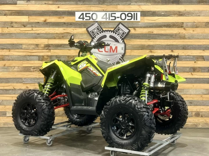 2024 POLARIS SCRAMBLER XP 1000 VERSION ''S'' + 4X4 + EPS + SEULEMENT 338 KM + GARANTIE OCT 2028 + RARE & IMPECCABLE A1 