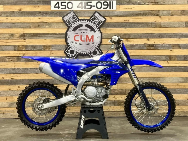2023 YAMAHA YZ 450F EFI + 4 TEMPS + SEULEMENT 17 HR + MX-ENDURO-SNOWBIKE + CONDITION A1 
