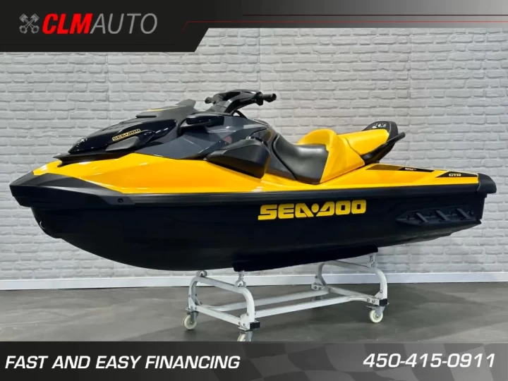 2022 BRP SEA-DOO GTR 230 H.P + IBR + VTS + AUDIO + 3 PASSAGERS + SEULEMENT 65 HR + RARE & A1 