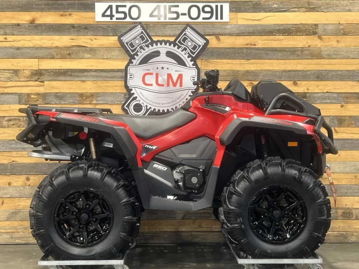 2024 BRP CAN-AM OUTLANDER X-MR 850 EFI + 4X4 + DPS + SEULEMENT 436 KM / 36 HR + CONDITION A1 