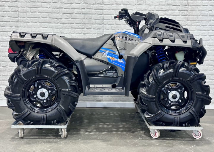 2023 POLARIS SPORTSMAN 850 EFI H.O ÉDITION HIGH LIFTER + 4WD + BAS KM 2490 KM + COULEURS RARE 