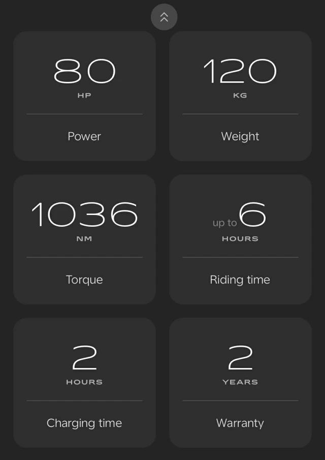 STARK FUTURE VARG EX 60 HP @ 80 HP + LEGALE SUR LA ROUTE + 2 ANS DE GARANTIE  2025