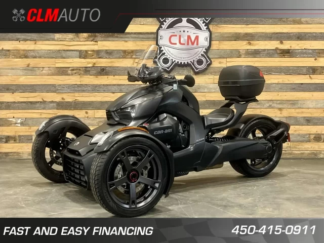 BRP CAN-AM RYKER 600 ACE EFI + PARE-BRISE + COFFRE DE STORAGE + DAMPER + 23714 KM  2019
