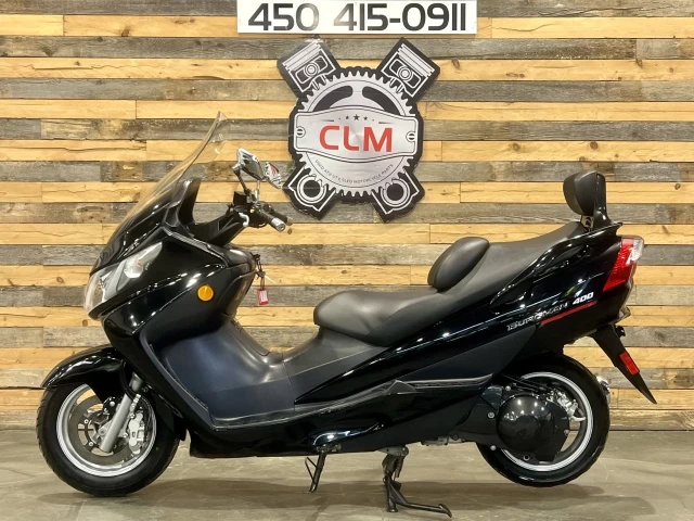 SUZUKI BURGMAN 400 EFI + SEULEMENT 30711 KM + BANC 2 PASSAGERS & DOSSIER + RARE & A1  2005