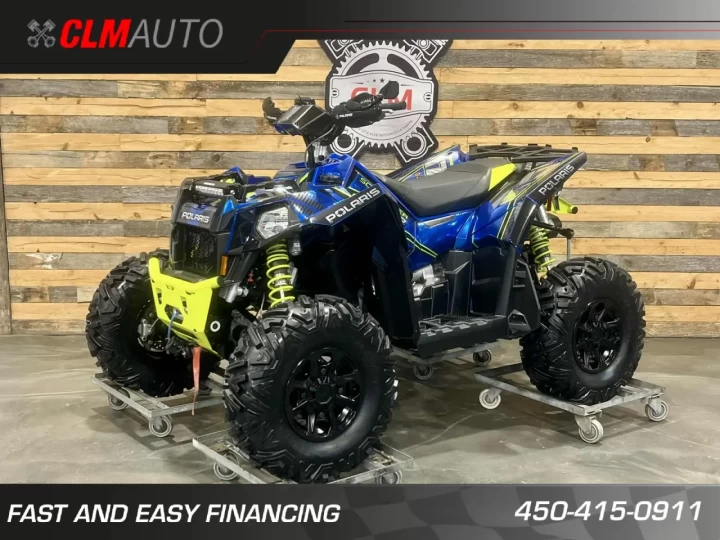 2023 POLARIS SCRAMBLER XP 1000 VERSION ''S'' + 4X4 + EPS + SEULEMENT 2235 KM + GARANTIE JANVIER 2027 + LOOK INCROYABLE 