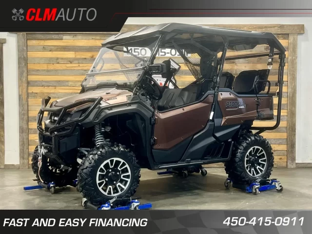 HONDA PIONEER-5 1000 LIMITED EDITION + 4X4 + EPS + FOX + 5 PASSAGERS + 2447 KM SEULEMENT  2020