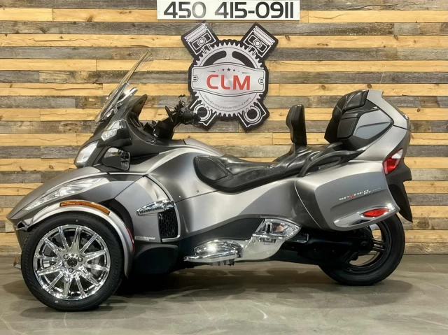 BRP CAN-AM SPYDER RT LIMITED SE-6 (SEMI-AUTOMATIQUE) + ROTAX 1330 cc ACE EFI + SEULEMENT 37938 KM + GPS ZUMO + ENSEMBLE CHROME  2014