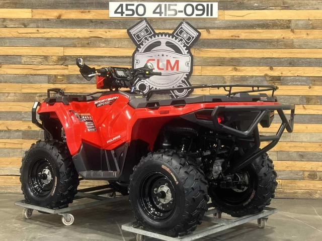 POLARIS SPORTSMAN 570 EFI + E.P.S + 4X4 + TREUIL + PARE CHOC HD AVANT & ARRIERE + SEULEMENT 2012 KM  2021