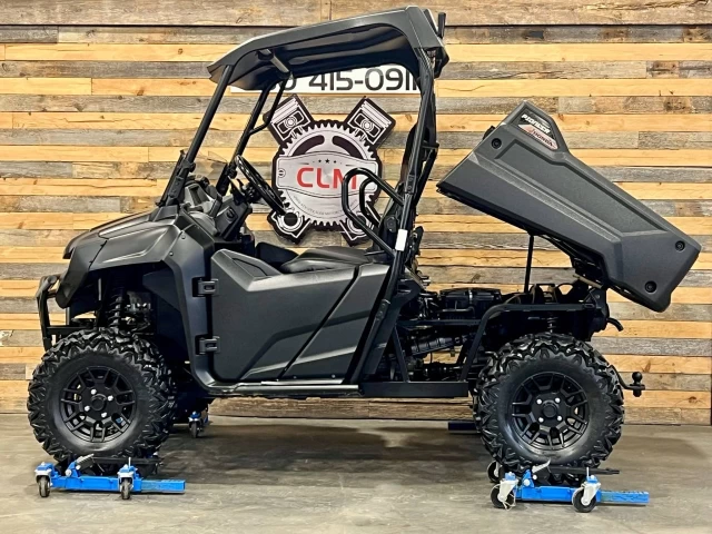 HONDA PIONEER 700 DELUXE EFI + EPS + 4X4 + MAGS + TREUIL + TOUT NOIR  2017
