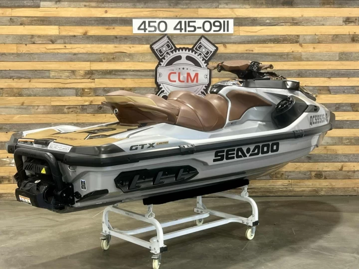 2018 BRP SEA-DOO GTX LIMITED 300 H.P + IBR + VTS + AUDIO PREMIUM + 3 PASSAGERS + 147 HR + RARE & A1 