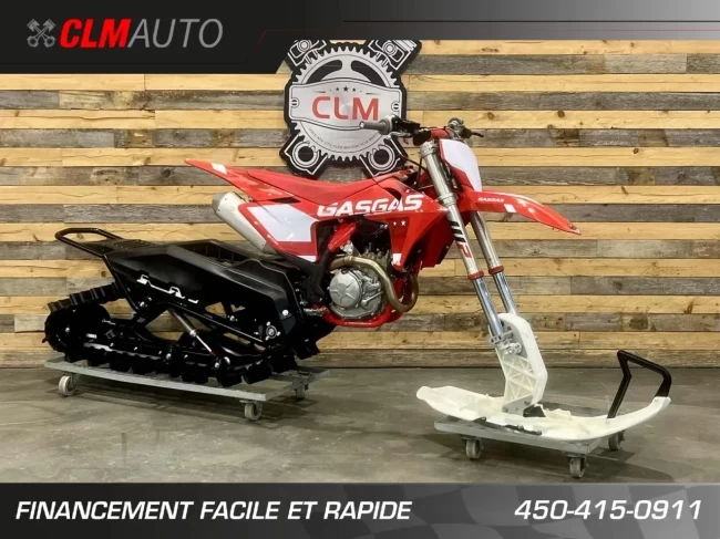 GASGAS MC 450F EFI+ SEULEMENT 50 HR + KIT GRAPHIQUE CUSTON NEUF + RARE $ CONDITION A1 - 2024