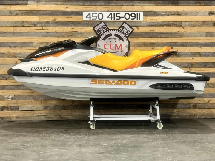 2016 BRP SEA-DOO GTS 130 H.P + 3 PASSAGERS + 176 HR + IMPECCABLE A1 