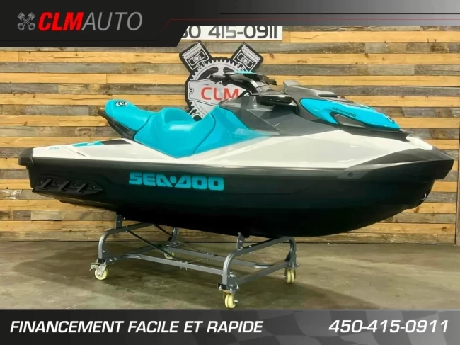 BRP SEA-DOO GTI 130 H.P + I.B.R + 3 PASSAGERS + SEULEMENT 27 HR + RARE & A1 - 2020
