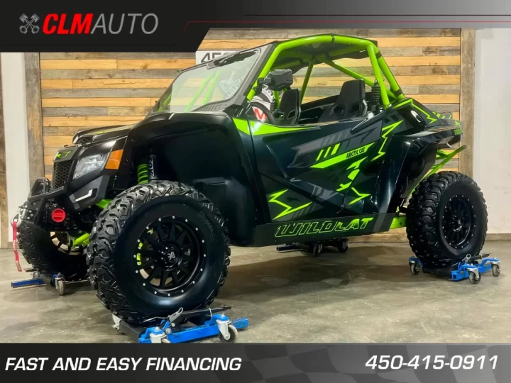 2023 ARCTIC CAT / TEXTRON OFF-ROAD WILDCAT 1000 XX EFI + 4X4 + EPS + SEULEMENT 3662 KM + FOX QS3 
