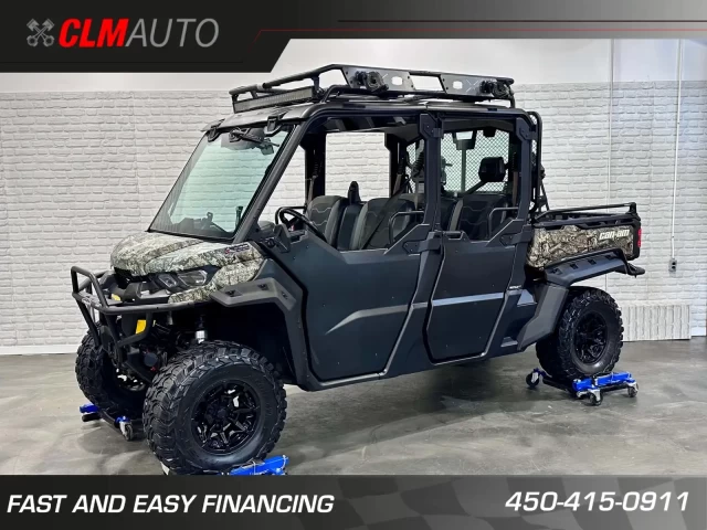 BRP CAN-AM DEFENDER MAX-CREW HD-10 + DPS + 4WD + 6 PASSAGERS + RARE & A1  2017