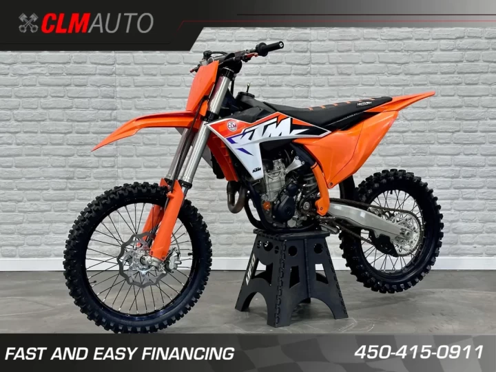 2023 KTM 350 SX-F EFI + 4 TEMPS + SEULEMENT 35 HR + MX - MOTOCROSS - ENDURO + RARE 
