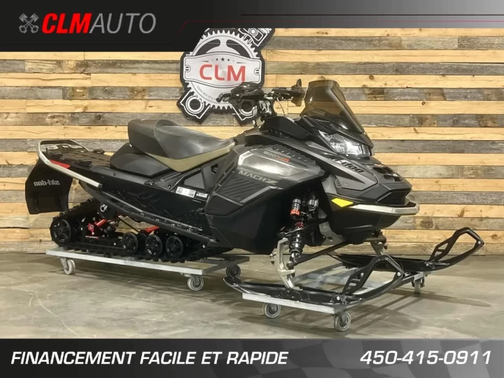 2022 BRP SKI-DOO MACH-Z 900 TURBO ''R'' 180 HP 137'' + SUSPENSION ELECTRONIQUE SMART-SHOX + 10943 KM 