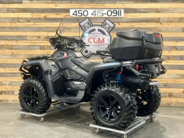 2021 BRP CAN-AM OUTLANDER MAX XT 650 EFI + 4X4 + DPS + VRAI VTT 2 PLACES LEGALE EN SENTIER + 6479 KM + RARE 