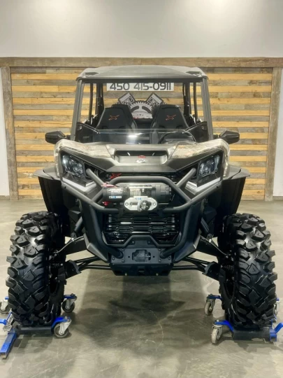 2023 BRP CAN-AM COMMANDER MAX CREW 1000R EFI + 4X4 + DPS + SEULEMENT 154 KM / 17 HR + 4 PASSAGERS + RARE & A1 
