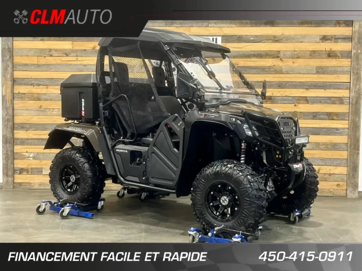 2020 HONDA PIONEER 500 EFI + 4X4 + E.P.S + SUSPENSION ELKA + MAGS + RADIO + BEAUCOUP D'OPTIONS $$$ 