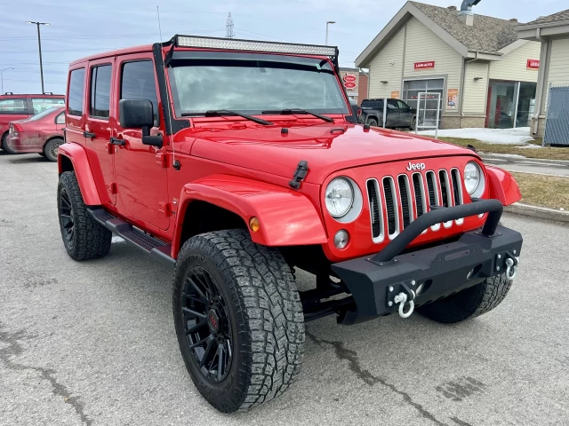 JEEP WRANGLER UNLIMITED EDITION SAHARA 4X4 + AUTOMATIQUE + CUIR + A1  2017