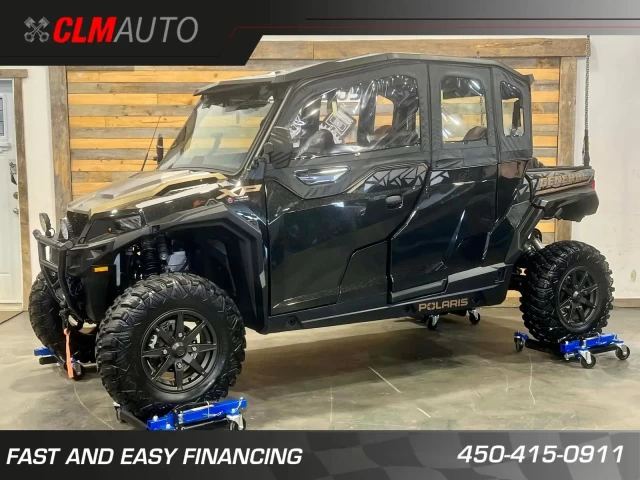 POLARIS GENERAL 4 XP 1000 DLX-DELUXE EDITION + 4X4 + EPS + RIDE COMMAND GPS - AUDIO + 4 PASSAGERS + GARANTIE SEPT 2028  2023