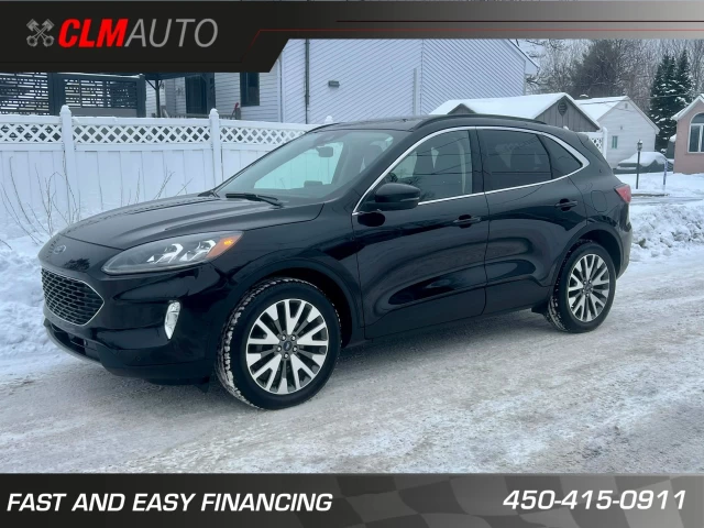 FORD ESCAPE TITANIUM HYBRIDE AWD + 91150 KM + MODELE LUXUEUX & TOUTE ÉQUIPÉE  2020