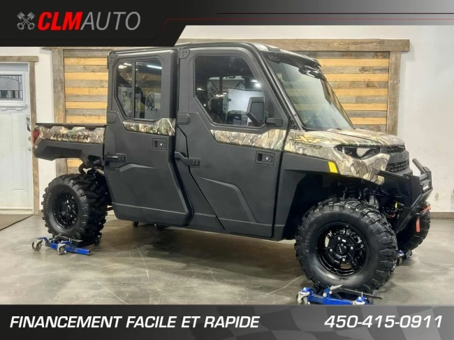 POLARIS RANGER CREW XP 1000 NORTH STAR EDITION ULTIMATE + EPS + 4X4 + SEULEMENT 716 KM + GARANTIE - 2024